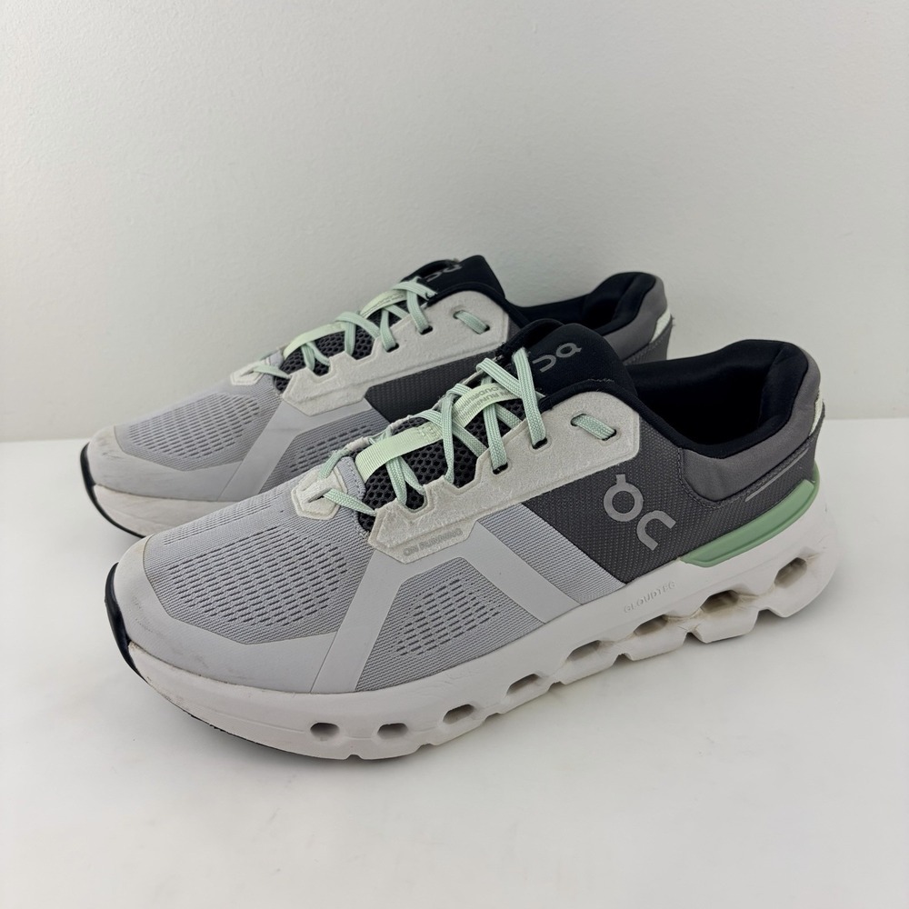 On Cloudrunner 2 Glacier Sage Running Shoes Men's Size 9 Gray 3ME10142594